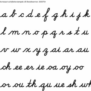 Letter Stamps: US Cursive