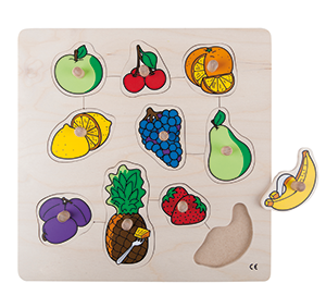 Inlay board fruit
