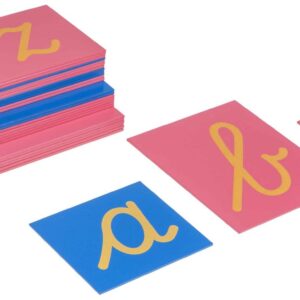 Sandpaper Letters: International Cursive