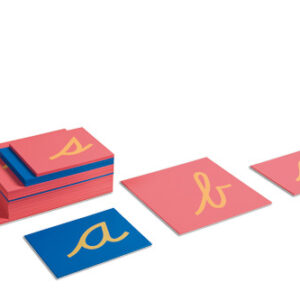 Sandpaper Letters: US Cursive
