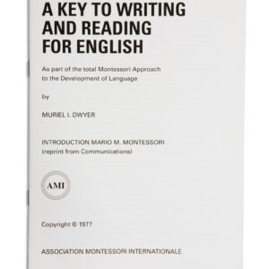 A Key To Writing And Reading For English