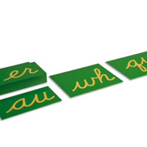 Double Sandpaper Letters: US Cursive