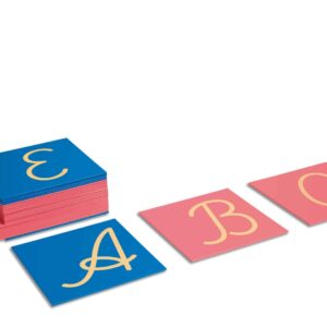Sandpaper Capitals: International Cursive