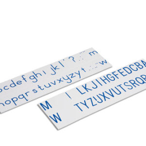 Printed Alphabet: International Print - Blue