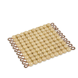 One Golden Bead Square Of 100 - Individual Beads Glass (pictured)