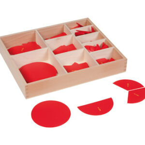 Cut-Out Labeled Fraction Circles