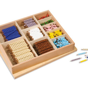 Multiplication Bead Bar Layout Box - Individual Beads Glass