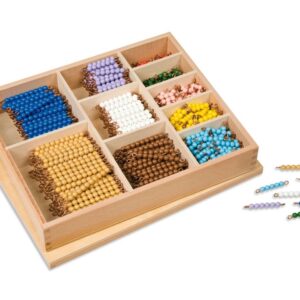 Multiplication Bead Bar Layout Box - Individual Beads Nylon