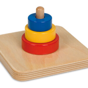 Three Discs On Vertical Dowel