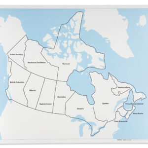Canada Control Map: Labeled