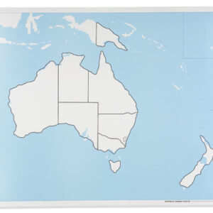 Australia Control Map: Unlabeled