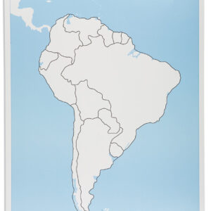 South America Control Map: Unlabeled