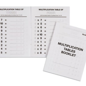 Multiplication Tables Booklet: 2