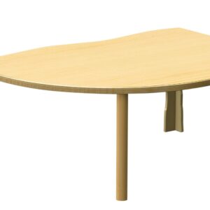 DeZein Table: Half Round Large - Low (114 x 87 x 45 cm)