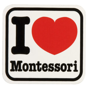 Vinyl Sticker: I Love Montessori